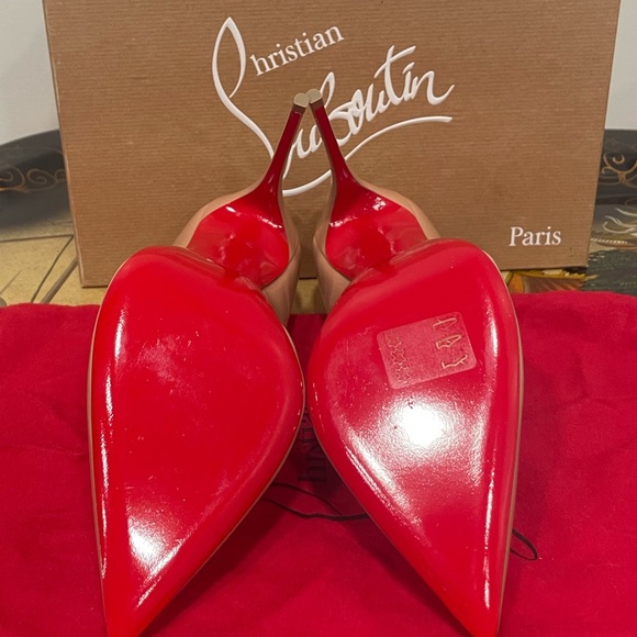 Christian Louboutin Pigalle Follies 100 Patent Leather Pumps - Picture 14 of 15